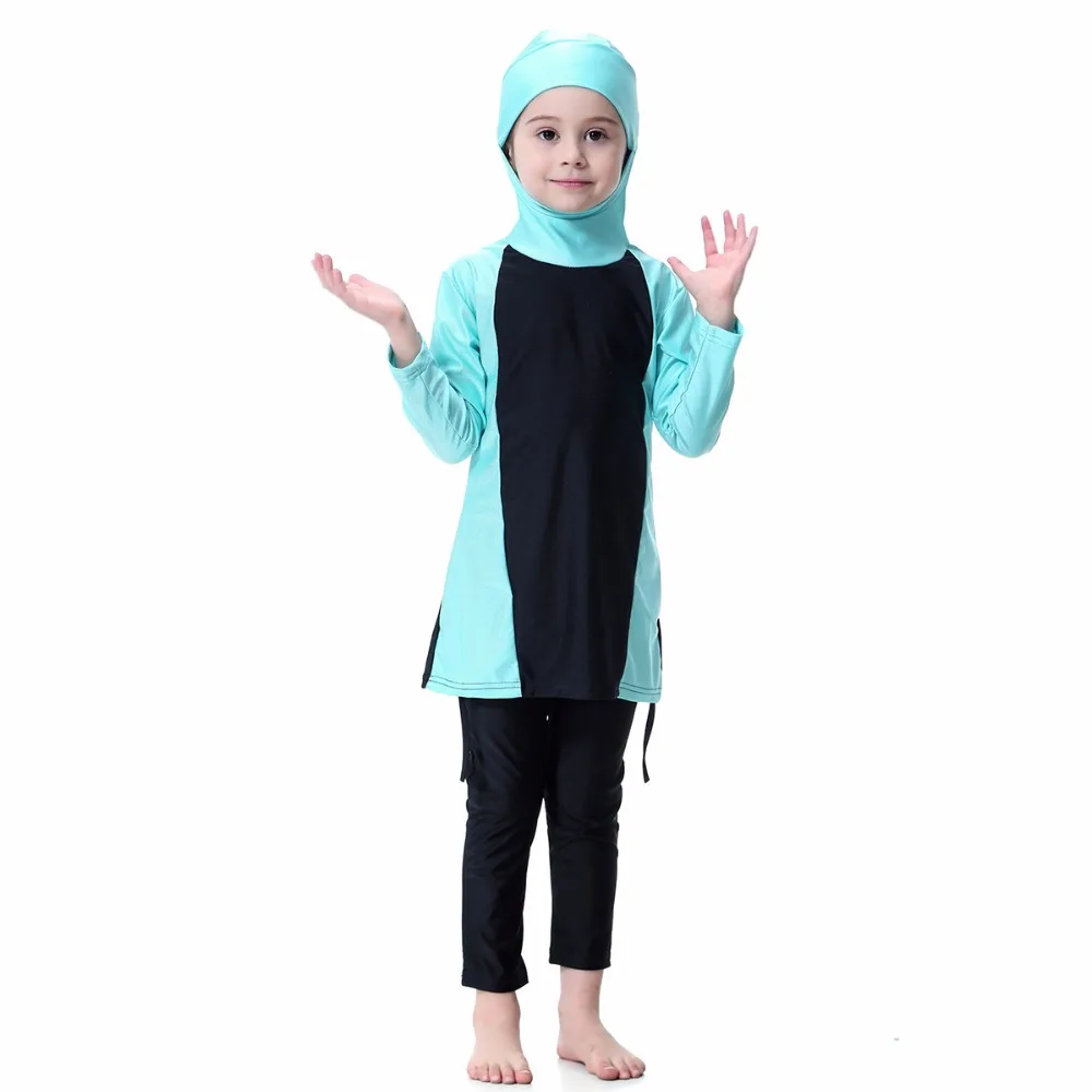 YONGSEN мусульманский Мусульманский купальник 2020 хиджаб для девочек Maillot de bain Burkinis