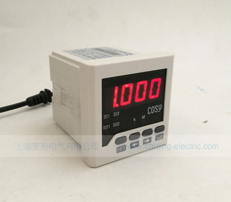 Бесплатная доставка!! Однофазный цифровой измеритель коэффициента мощности COS