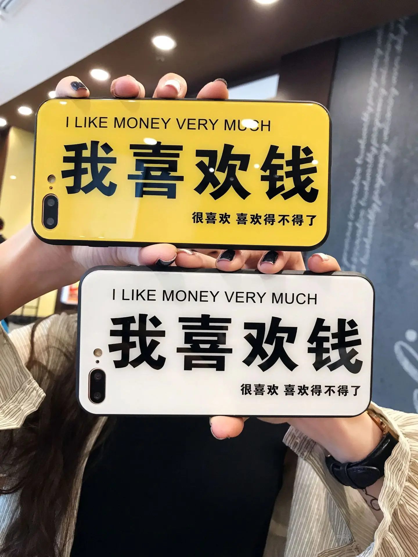 Чехол для мобильного телефона с надписью I like money, китайский, для 7 plus, чехол для мобильного телефона, iphone8, стекло 6, анти-капля, XR