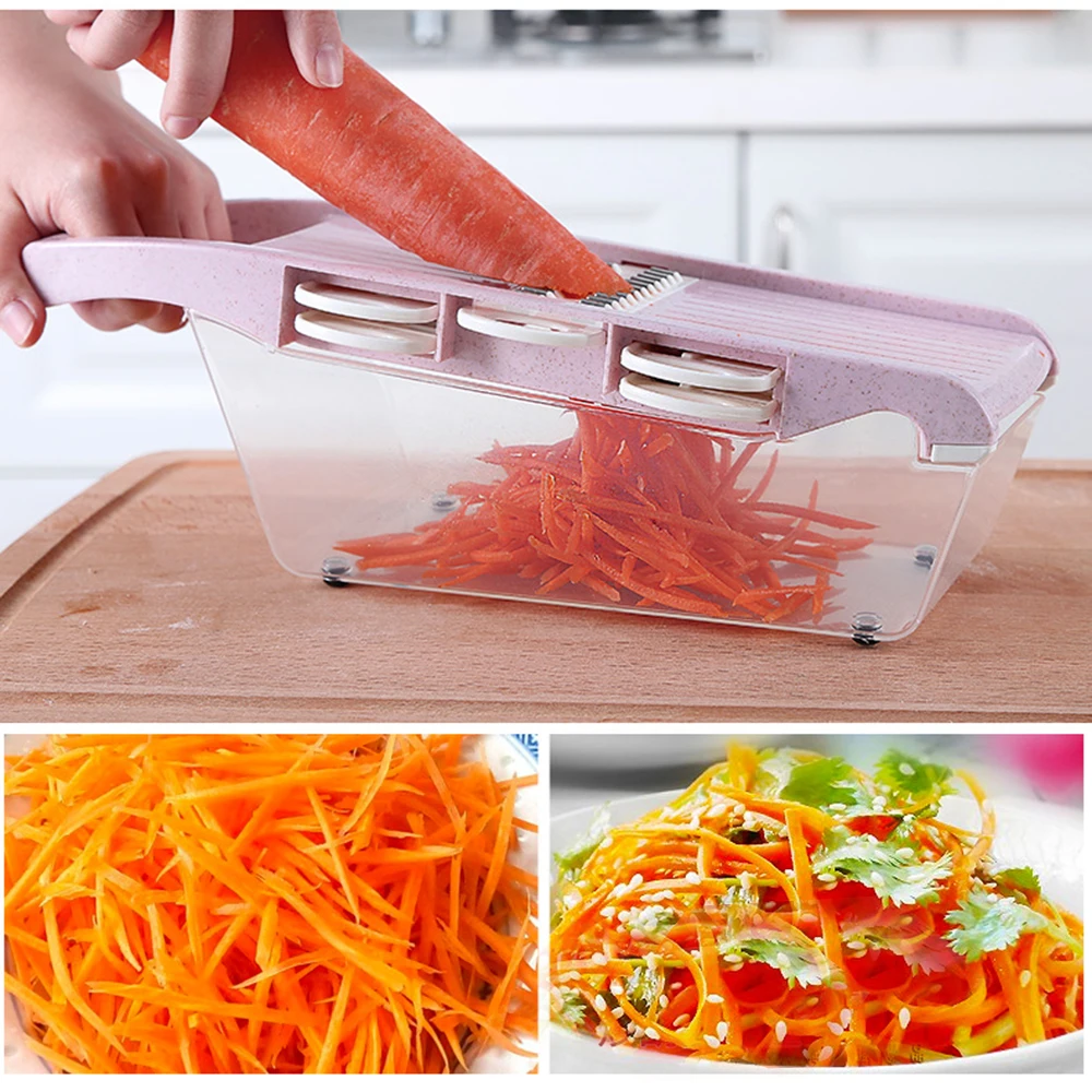 For Vegetarianism Multifunctional Vegetable Slicer Carrot Potato Fruit Melon Peeler Cutter Manual Vegetable Shredder For Kitchen
