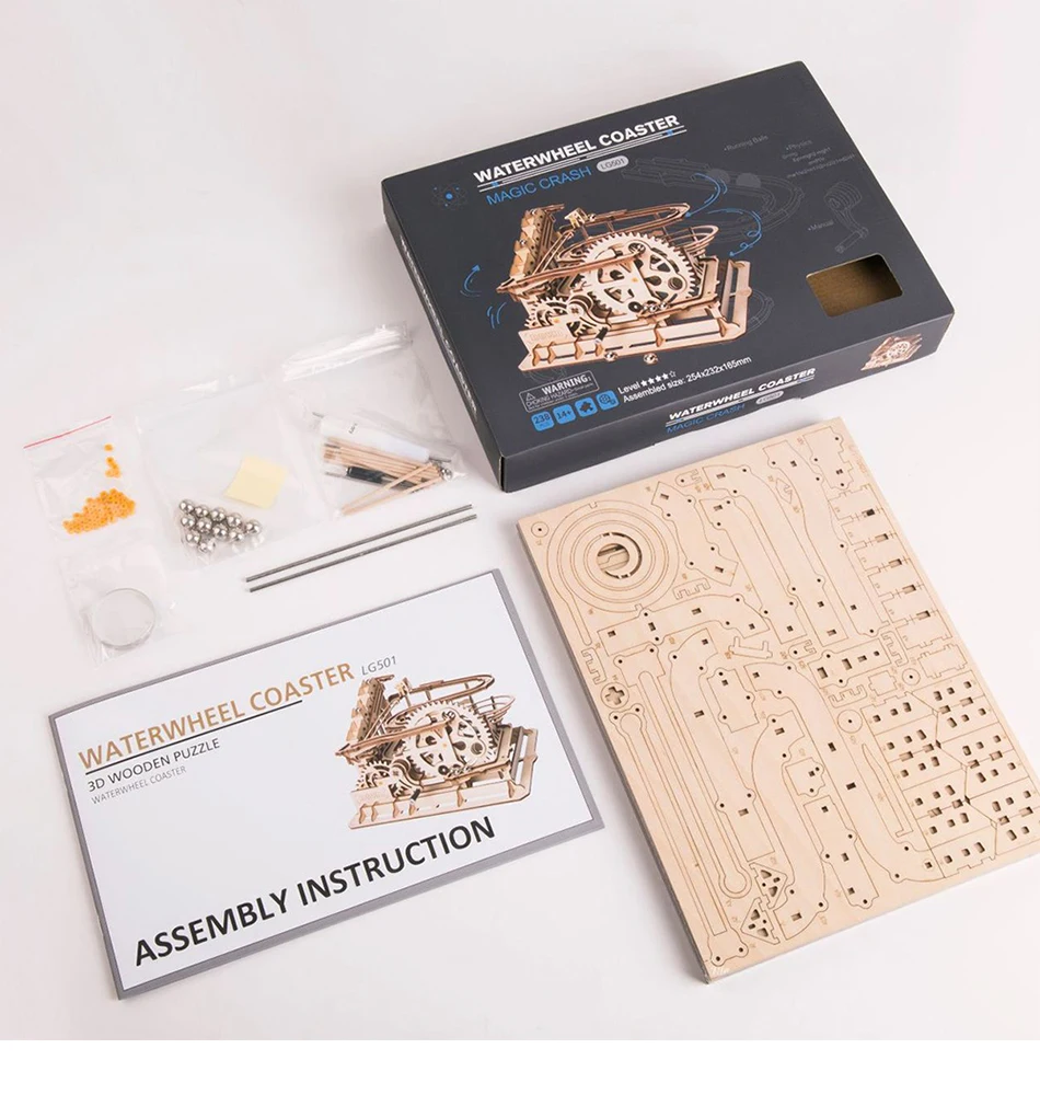 5 видов деревянных игрушек 3D Головоломка обучающие игрушки креативные DIY лазерная резка механическая модель паззлов для деревянная головоломка для детей подарок