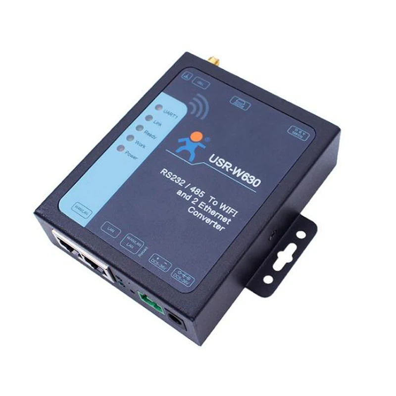 Промышленный последовательный преобразователь порта к Wi Fi Ethernet с 2 портами RJ45