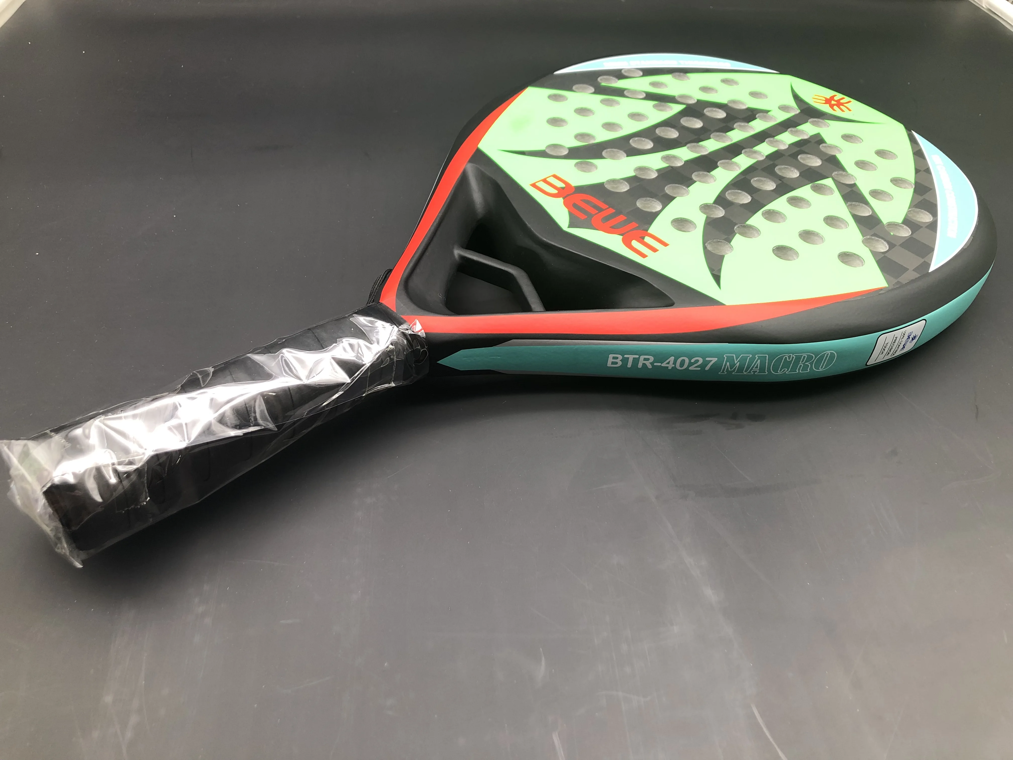 Быстрая BEWE 12K углеродная поверхность Padel теннисная ракетка