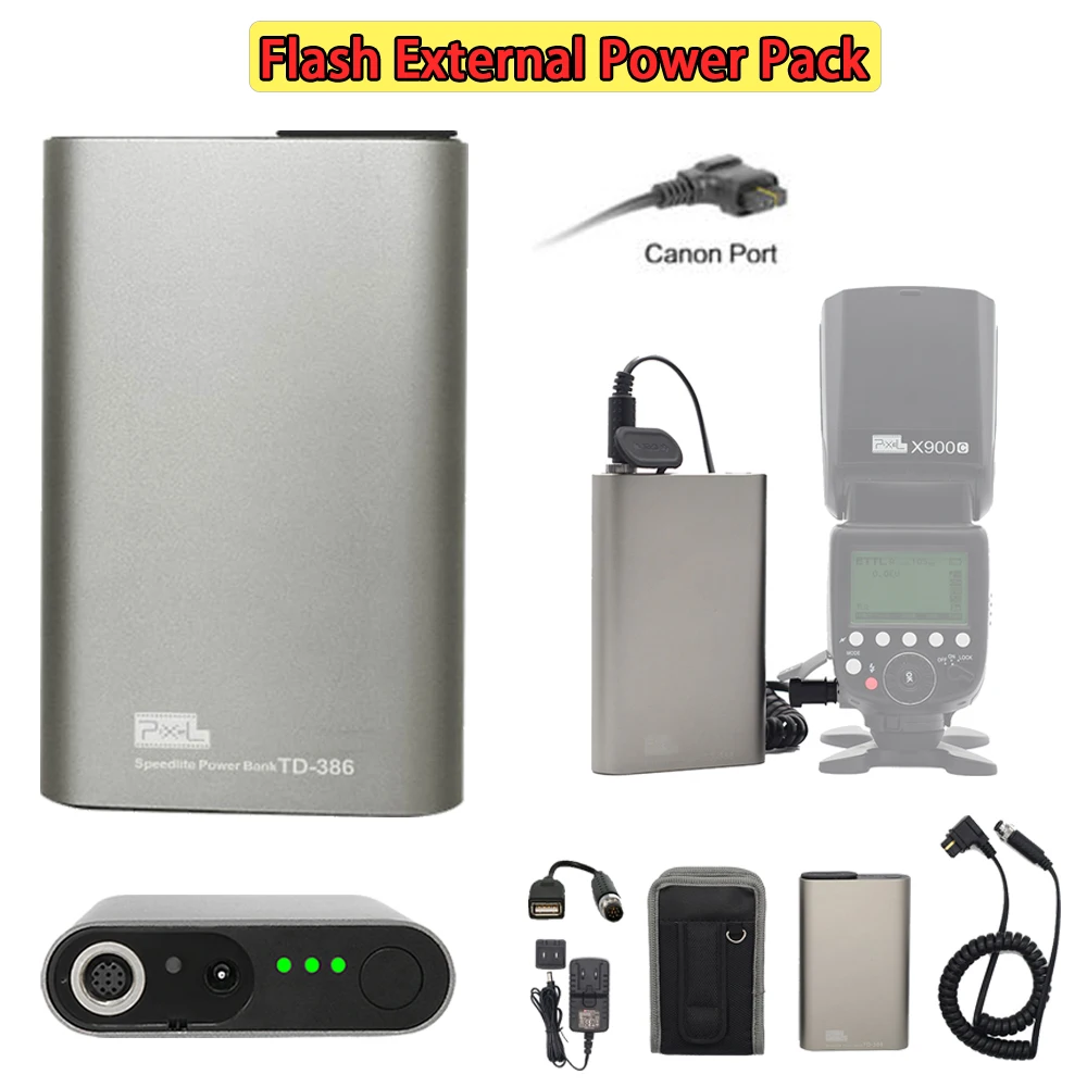 INSEESI Pixel TD 386 для Canon Yongnuo YN560IV или другого оборудования USB портативная качественная