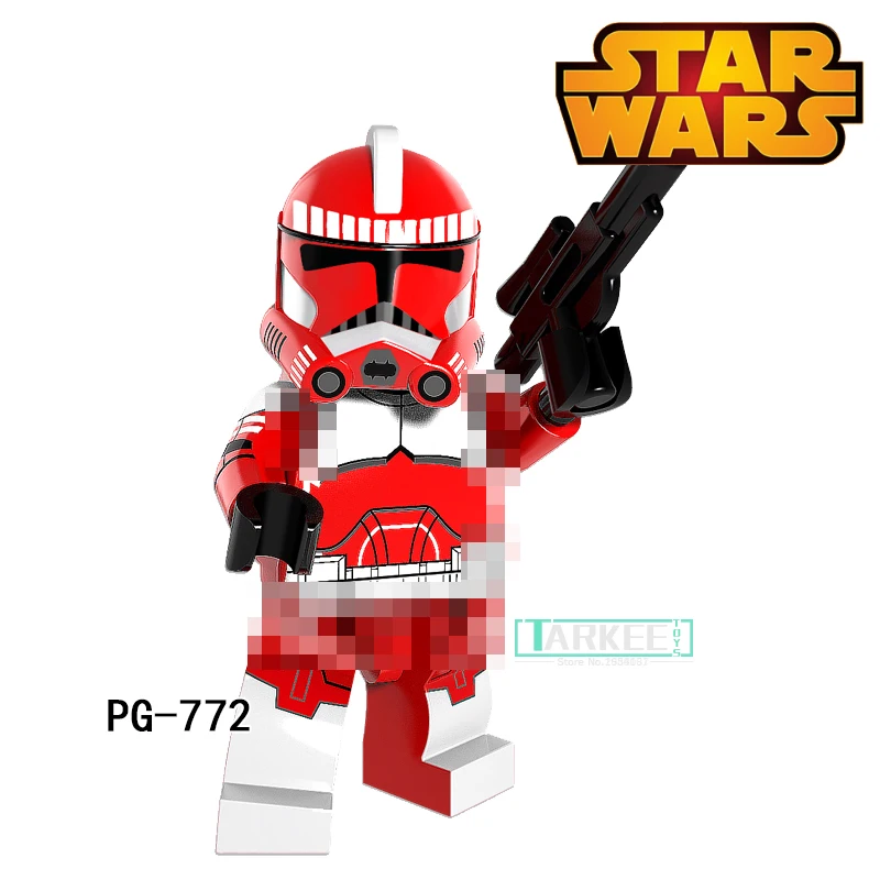 Один Звездные войны Buildable блоки йода Санта Джанго Фетт Клон Trooper военный