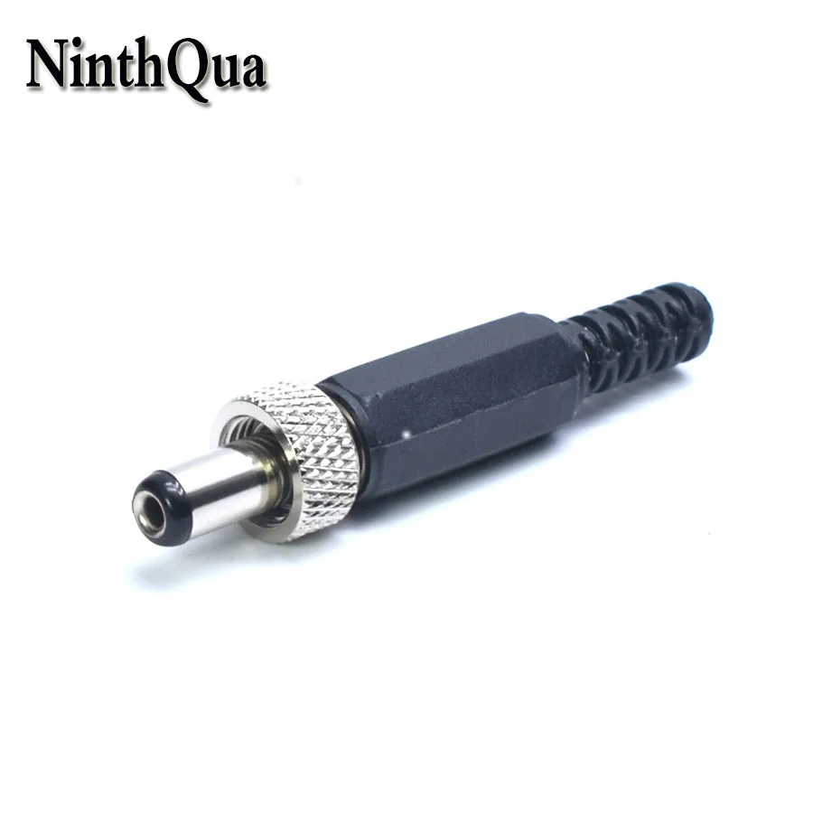 

100pcs 5.5*2.1mm / 5.5*2.5mm DC Power Plug Connector With Locking Welded Cable Plug Adapter Compatible for DC-025 jack