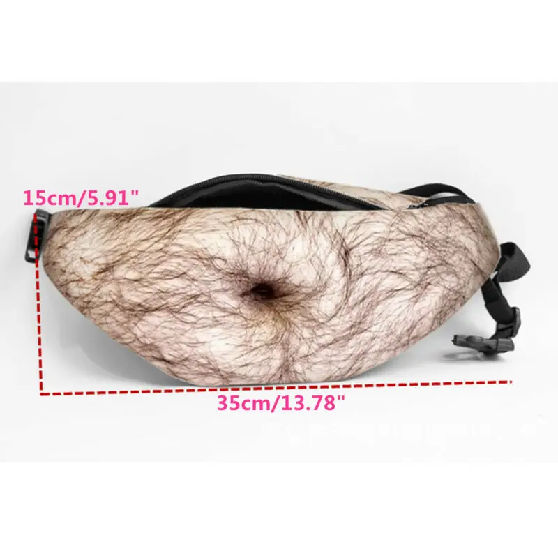 

Running Waist Bags Outdoor For Man&Women Jogging WaistBelt Bag Water Bottle Fitness Gym funny Zipper Fake belly bag 50