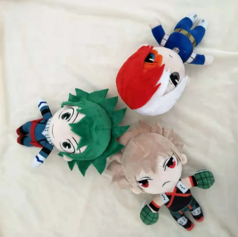 Аниме Моя геройская Академия Izuku мидория Katsuki Bakugou Shouto Todoroki плюшевая игрушка