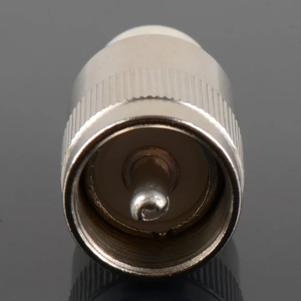 1 шт. коннектор UHF штекер PL259 припой RG58 RG142 LMR195 RG400 кабель серебристый|Соединители| |