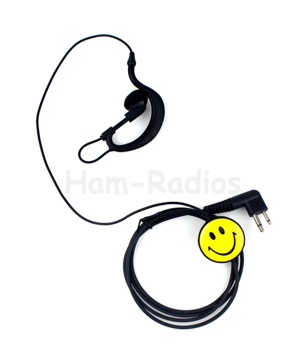 2 контактный PTT наушник со смайликом для Motorola Radio GP88 GP300 GP2000 P040 PRO1150 CLS1110 XTN500 EP450