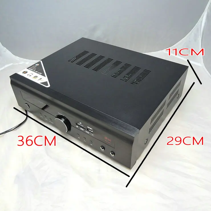Диджей-880 60 Вт * 2 + 120 1 канала HiFi домашний усилитель звука караоке Bluetooth с цифровым