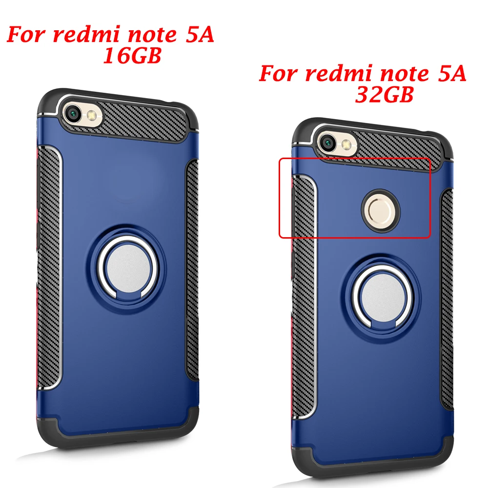 AXBETY для redmi note 5a 16 ГБ Чехлы комбинированное магнитное кольцо Броня крышка