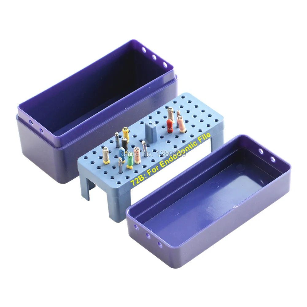 Стоматологическое оборудование 72 отверстия держатель блока Diamond Burs Box
