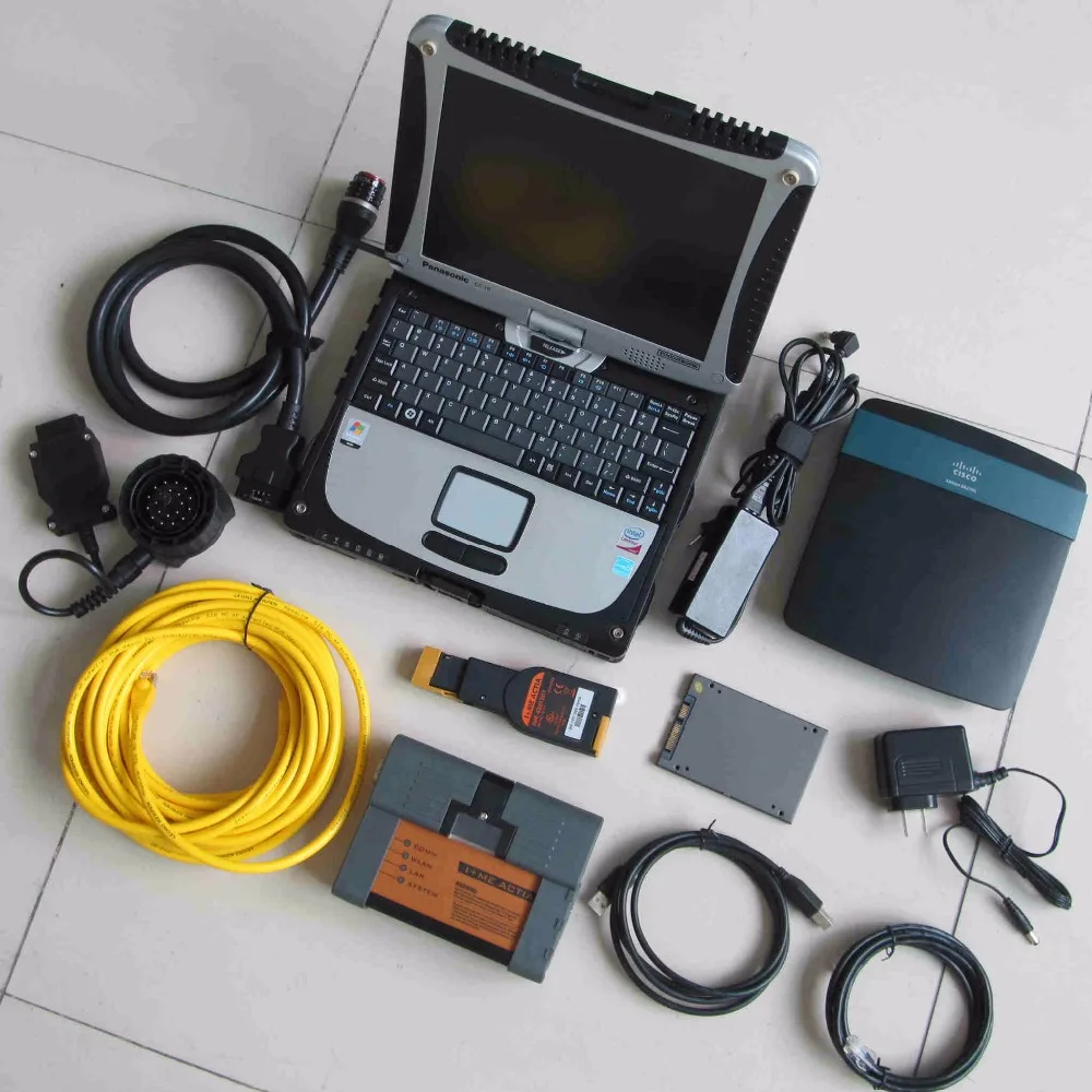 Wifi ICOM A2 для BMW icom a2 a b c с ноутбуком CF 19 toughbook + expert программное обеспечение 2019 09 в 480