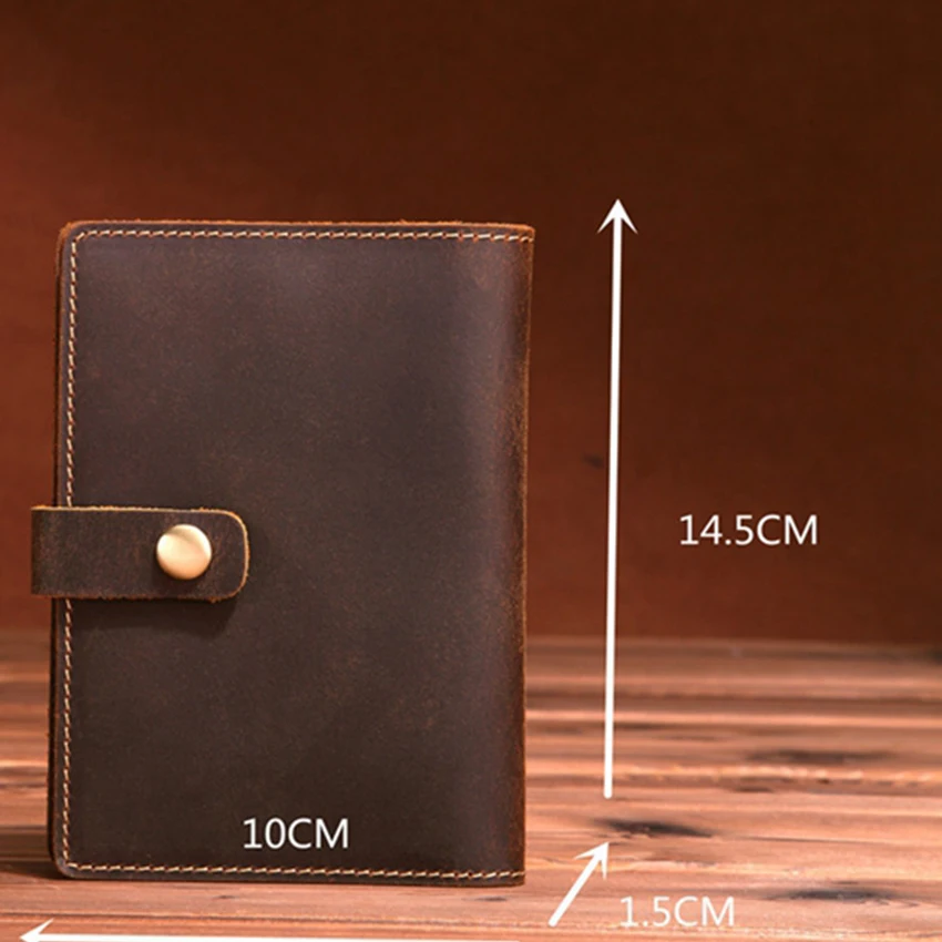 

New Hasp Passport Cover Multi Card Holders Name Gifts Travel Wallet Leather Passport Wallet
