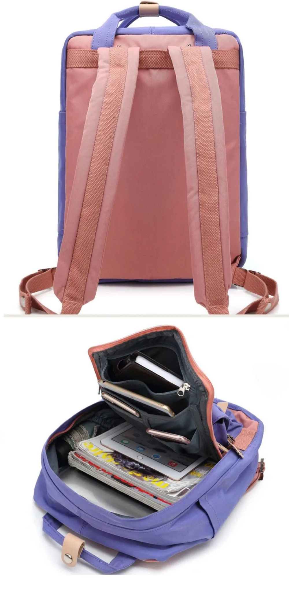 GALGALYI, новинка, для мужчин и женщин, mochila, разноцветные, на молнии, полиэстер, модные, для мам, сумки, женские, двойные, mochila escolar feminina, рюкзак