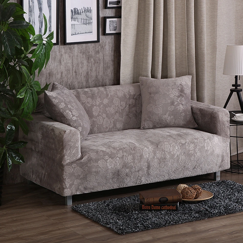 Чехол однотонные яркие диване дизайн обложки угловой диван эластичный