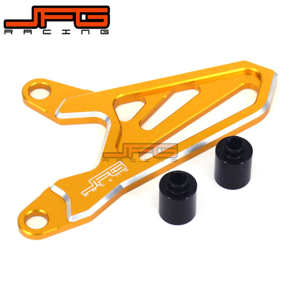 GOLD Заготовка ЧПУ передние колеса диск гвардии для Kawasaki KXF250 KX250F 04-16 05 06 07 08 09 10 11 12 13 14 Suzuki RMZ250 04-06 - Цвет: GOLD