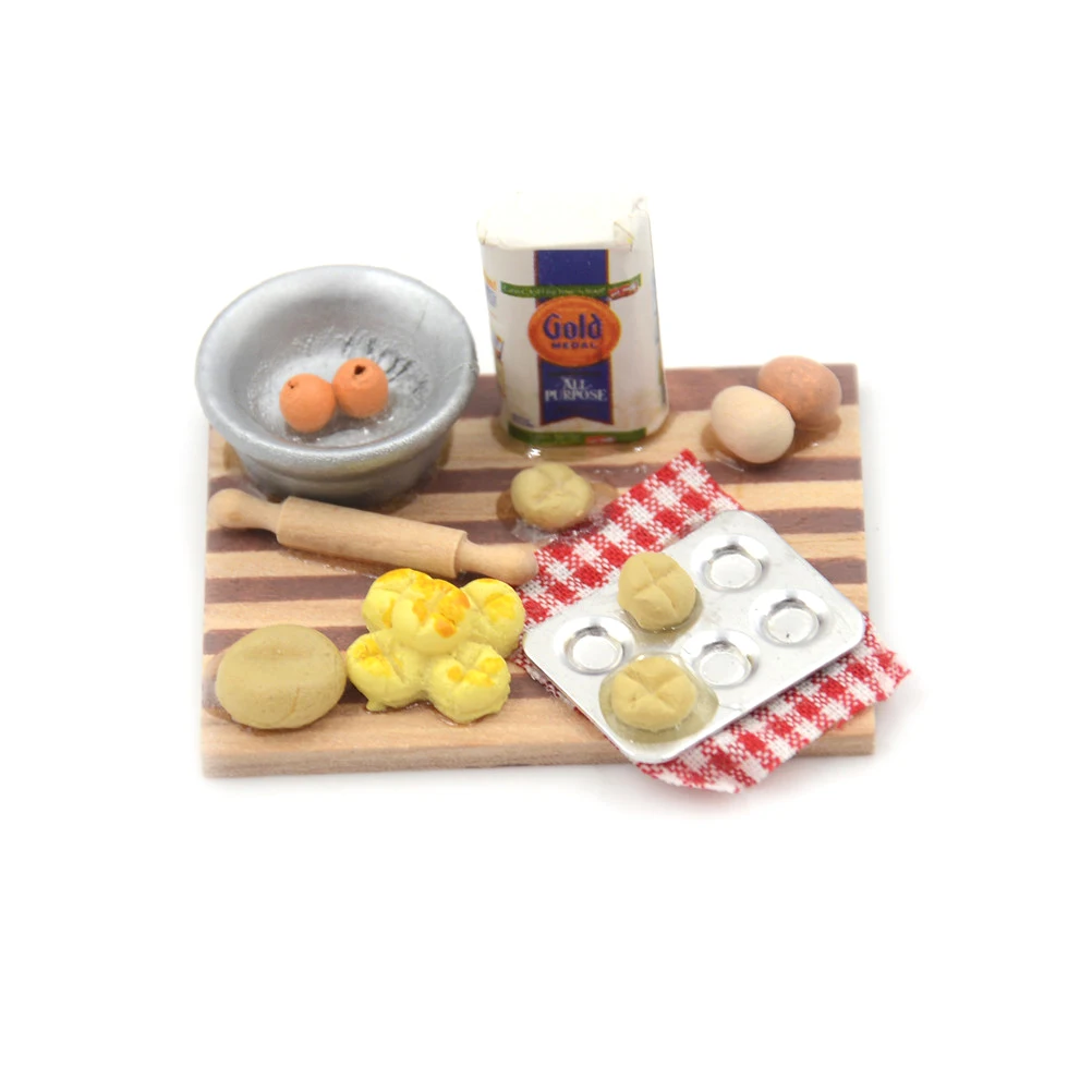 Кухня для приготовления еды яйца молока хлеба доска игрушки кухни посуда детей