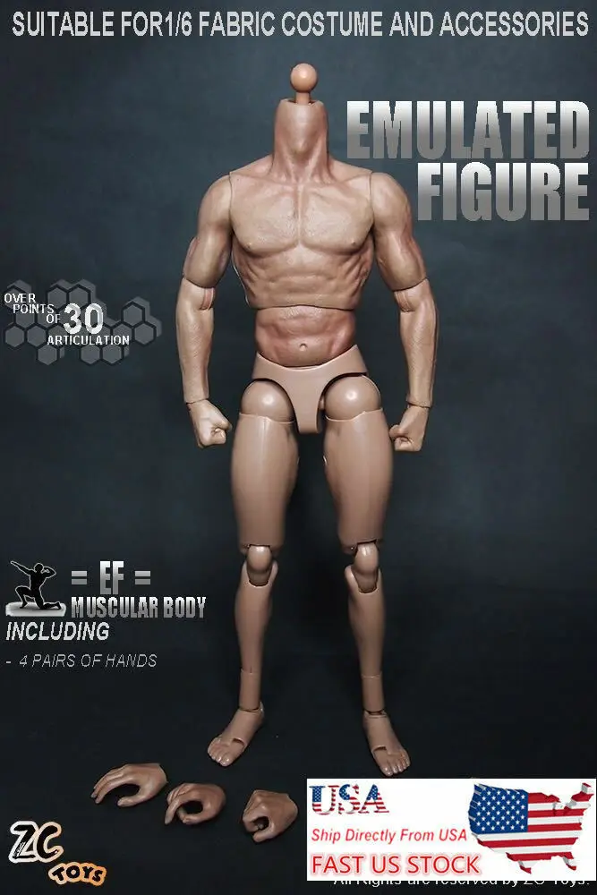 Коллекционная модель 1/6. Мужская фигурка Росомахи 1,0. Мужская фигурка обнаженного тела. 12 дюймов. Игрушка для 1:6. Скульптура для головы без шеи