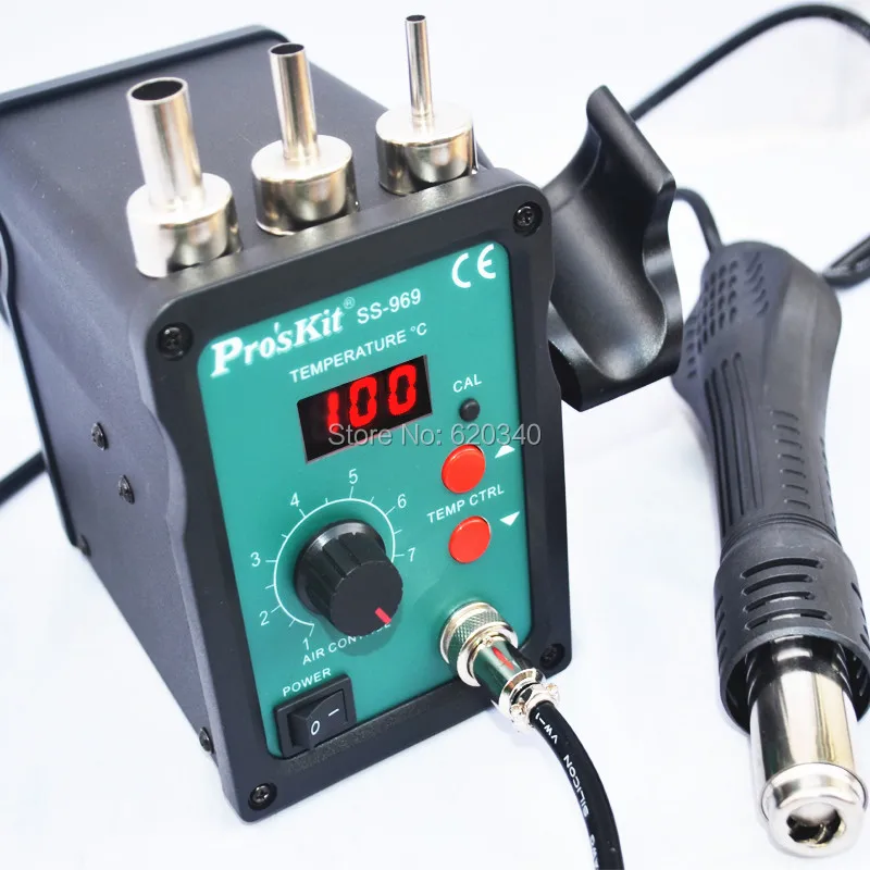 Паяльная станция Proskit с горячим воздухом паяльная для сварки BGA SMD