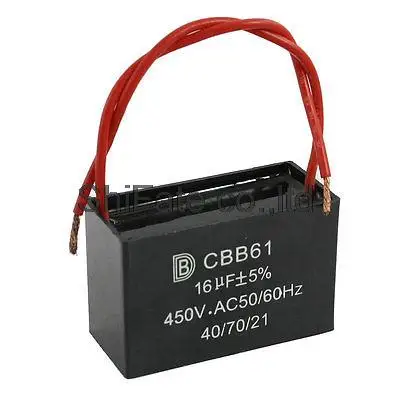 16 мкФ 450VAC 50/60 Гц полипропиленовая пленка двигателя конденсатор CBB61 | Инструменты