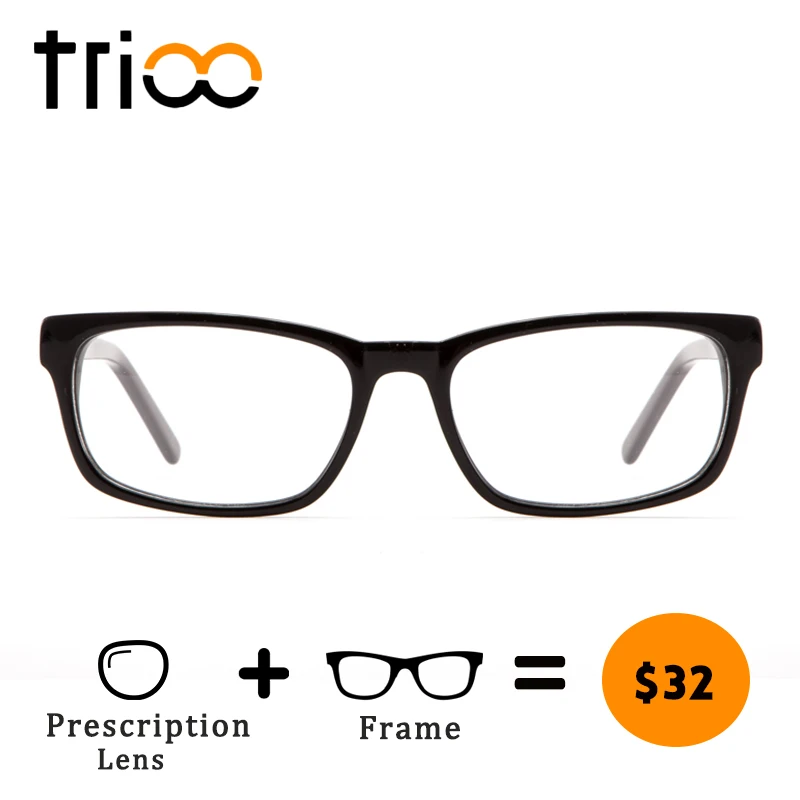Мужские очки для чтения TRIOO прозрачные по рецепту оптические близорукости индекс