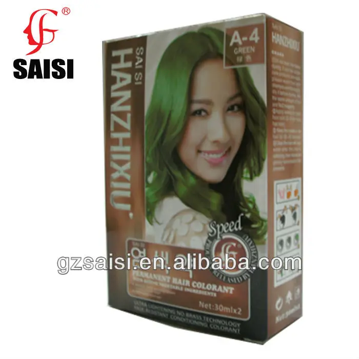 

NATURAL BLACK--30mlx2 permanet hair color creamwith vegetable ingredients 20 colors