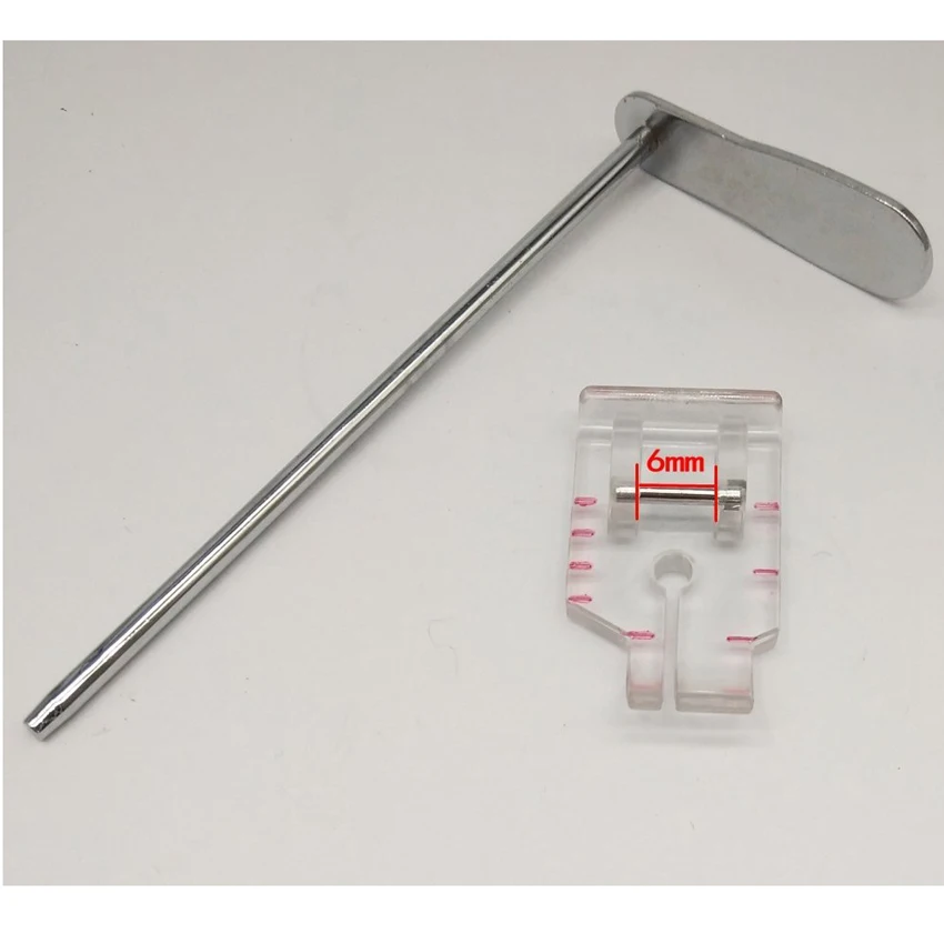 

Snap-on 1/4in. Clear Patchwork Foot with Guide P60607 Sewing Pressure Foot