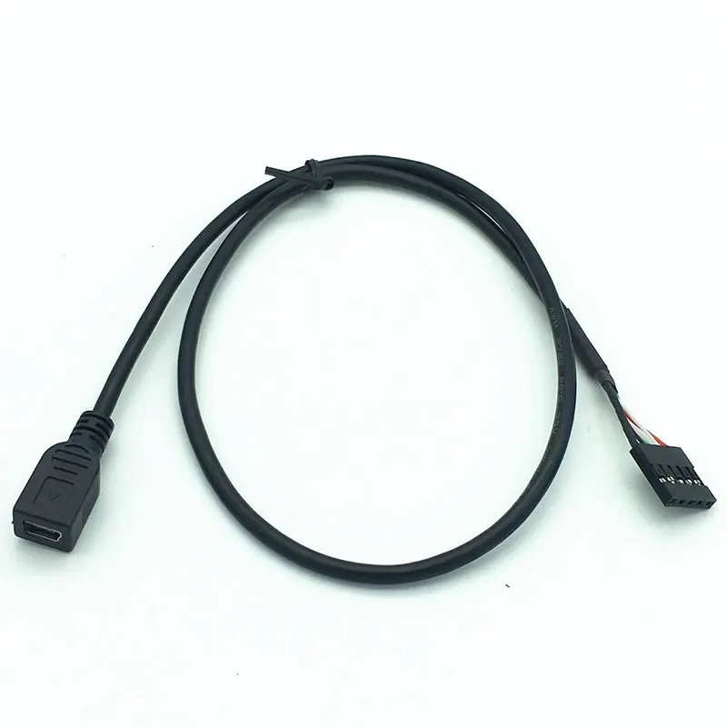 50 см usb mini 5P Female к 1x 5Pin 2 54 USB header PCB материнский кабель|Компьютерные кабели и