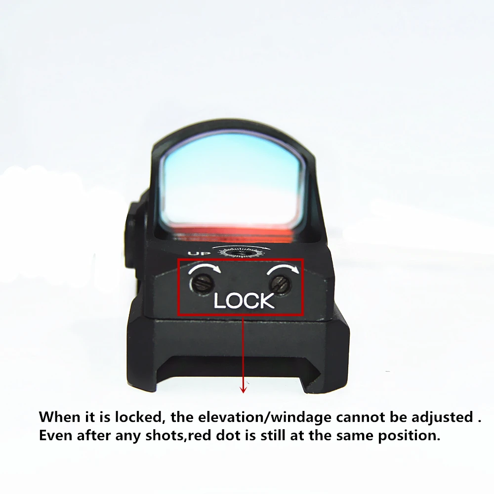 Охотничья оптика красный точечный прицел 20 мм тактический для страйкбола