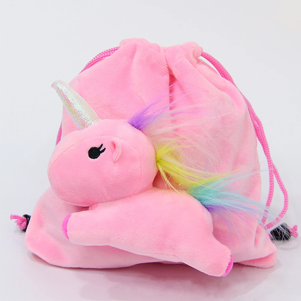 21*20CM Animal Doll Storage-bag Soft Plush Unicorn Stuffed Toy for Kids Creative Pouch Buggy Bag | Игрушки и хобби
