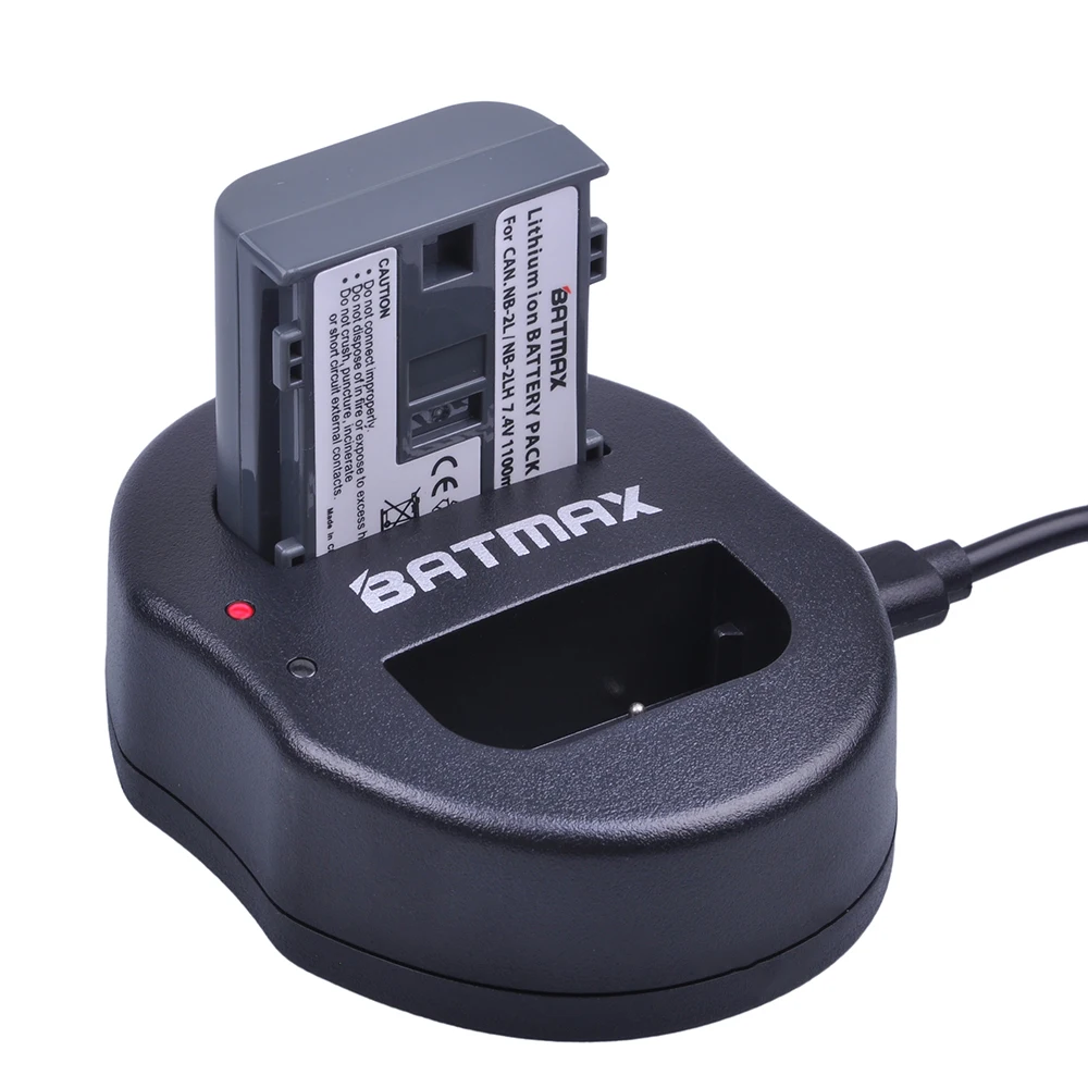 Batmax 4 шт. NB-2L NB2L NB-2LH батарея для камеры + двойное зарядное устройство USB Canon Rebel XT XTi