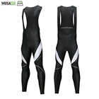Мужские теплые велосипедные комбинезоны WOSAWE, велосипедные колготки Pro Team с гелевыми вставками, длинные брюки для горных велосипедов