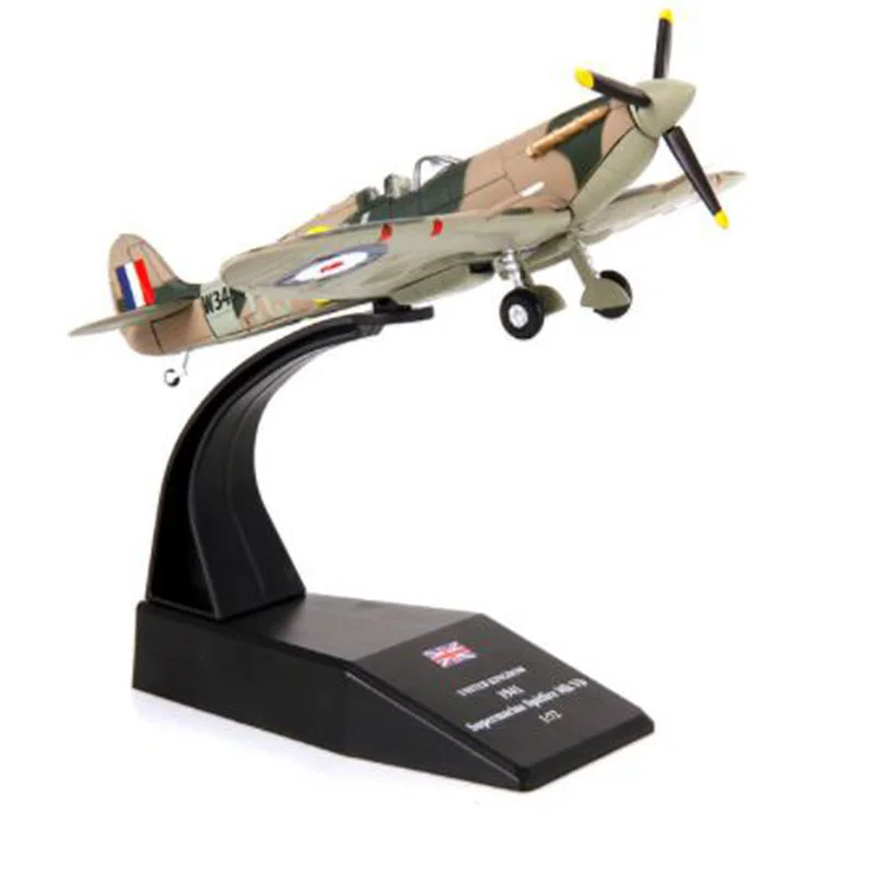 1/72 масштаб Англия Классический реактивный боец Вторая мировая война самолет
