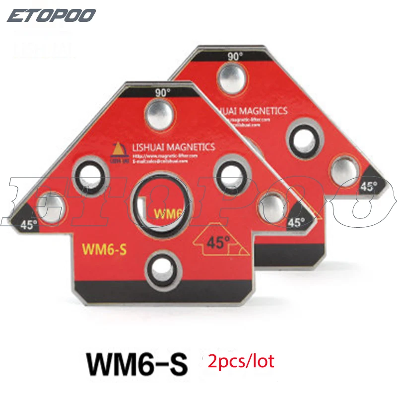 2 шт./компл. стрела Магнитный сварочный зажим для крепления магнит под разными