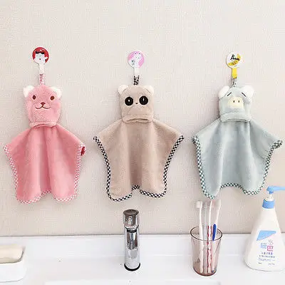 Cute Cartoon Bear Panda Microfiber Towel Dry Hands Cloth dishcloth wholesale Bowel Oil cleaning accessories dish Kitchen | Дом и сад