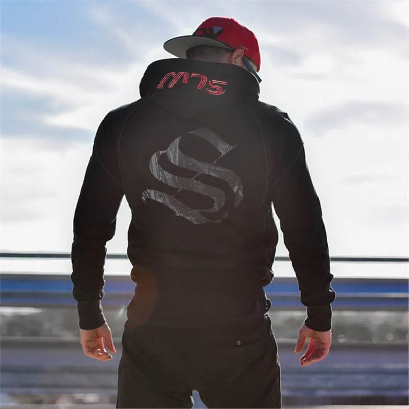 Новинка 2018 мужская куртка для бега спортивная одежда тренировок фитнеса