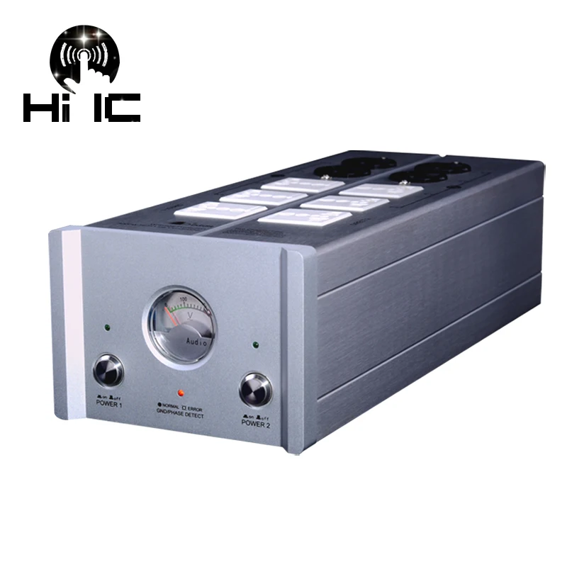 Высококачественный фильтр электропитания EMI защита от молний с вольтметром