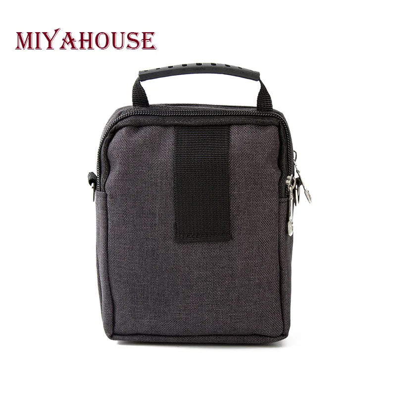 Многофункциональные холщовые поясные сумки Miyahouse для мужчин дорожная мини сумка