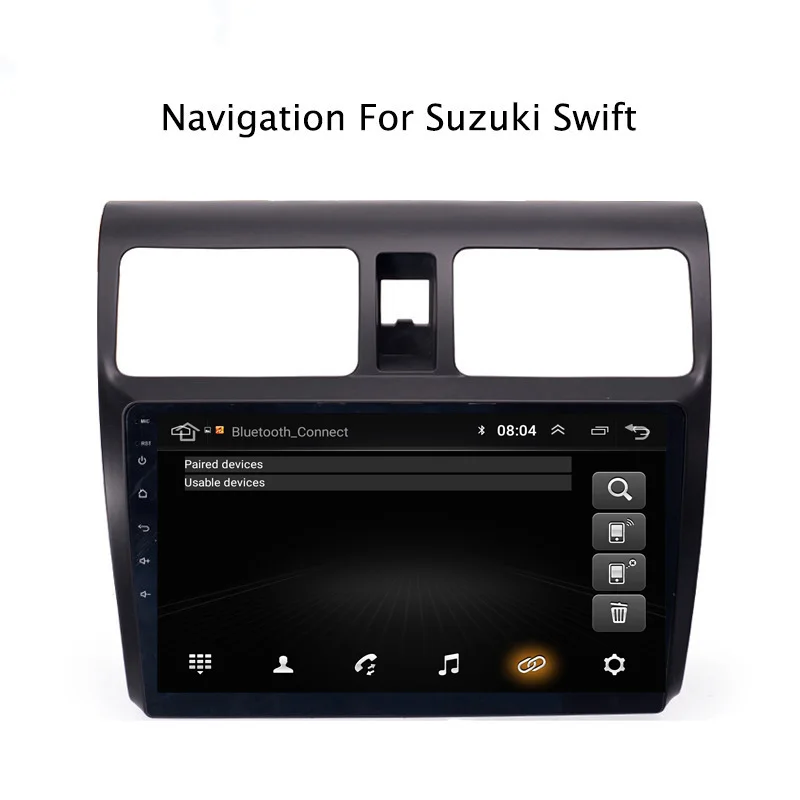 10 1 &quot2.5D Android 8 автомобильный DVD gps для Suzuki Swift 2004 2005 2006 2007 2008 2010 Радио стерео