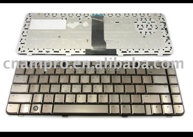 Новая клавиатура для ноутбука HP Pavilion dv3000 dv3500 dv3600 dv3700 серебристая версия США |