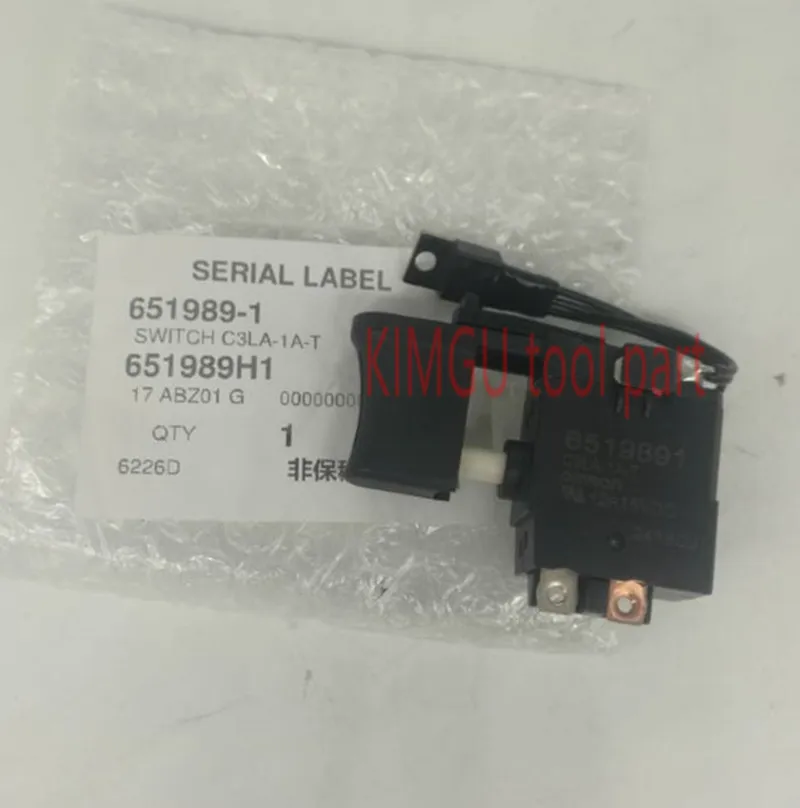 

Оригинальный переключатель для Makita 651989-1 6992D 6990D 6918D 6916D 6328D 6327D 6228D 6227D 6226D 6228DWE 6226DWE 6227DWE