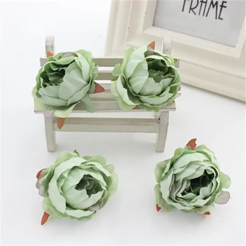 2 шт. шелк/имитация пиона Букет Свадебные аксессуары для стола украшение дома |