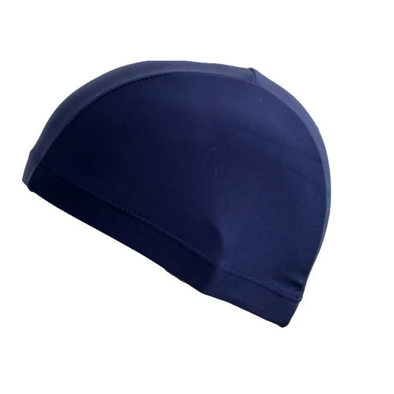2018 Waterproof Nylon Swimming Cap Male Female Solid Swim Pool Hat For Men Women Adults Free Size Elastic Bathing |