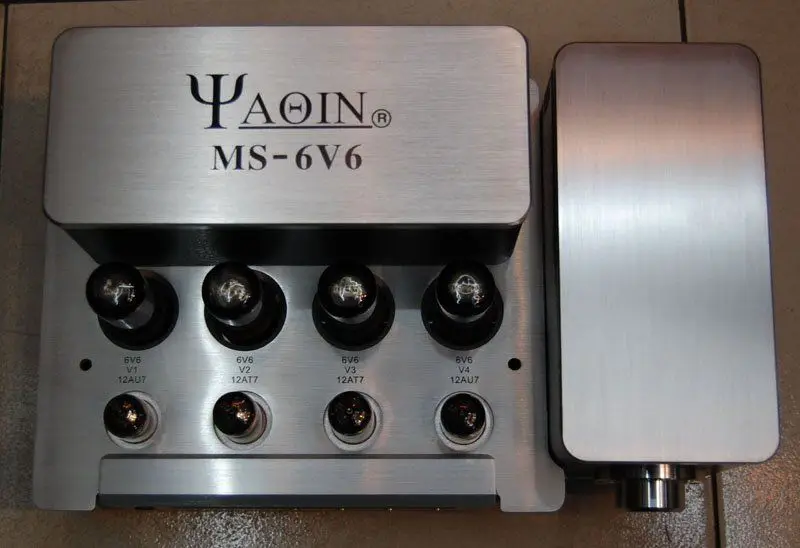 YAQIN MS-6V6 MS 6P6P MS6V6 вакуумный ламповый усилитель с 12AU7 12AT7 предусилитель HIFI двухтактный ламповый усилитель