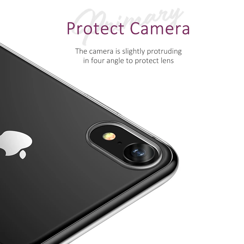 USAMS TPU чехол для iPhone XR X XS Max Прозрачный 7 8 6 5s SE 11 pro max ультра тонкий задней панели