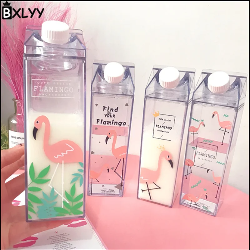 

BXLYY hot 500ml Flamingo Milk Styling Kettle Christmas Decoration Gift Party Supplies New Year bGift wedding decoration .7z