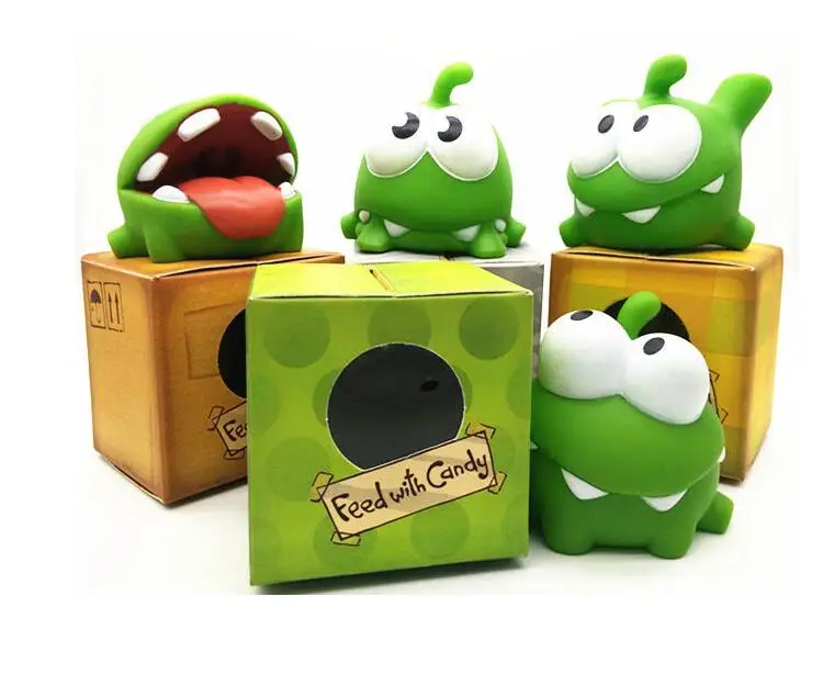 Веревка лягушка виниловая Резина Android игры Кукла обрежьте веревку Ом ном конфеты