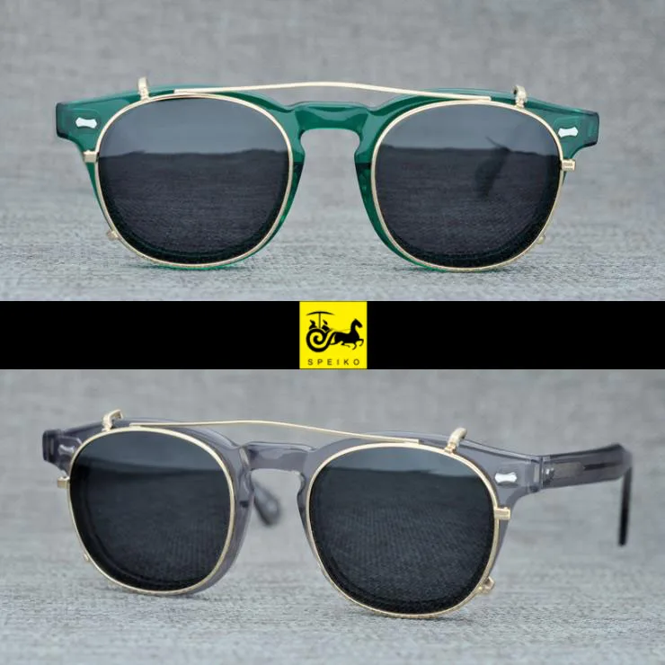 

SPEIKO hand made acetate myopia glasses reading glasses 1.74 Anti-blue lens lemtosh 46 retro round style eyewear vintage glasses
